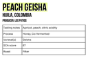 Peach Geisha - Colombia