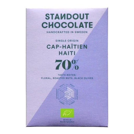 STANDOUT CHOCOLATE - Cap-Haïtien, Haiti 70% BIO